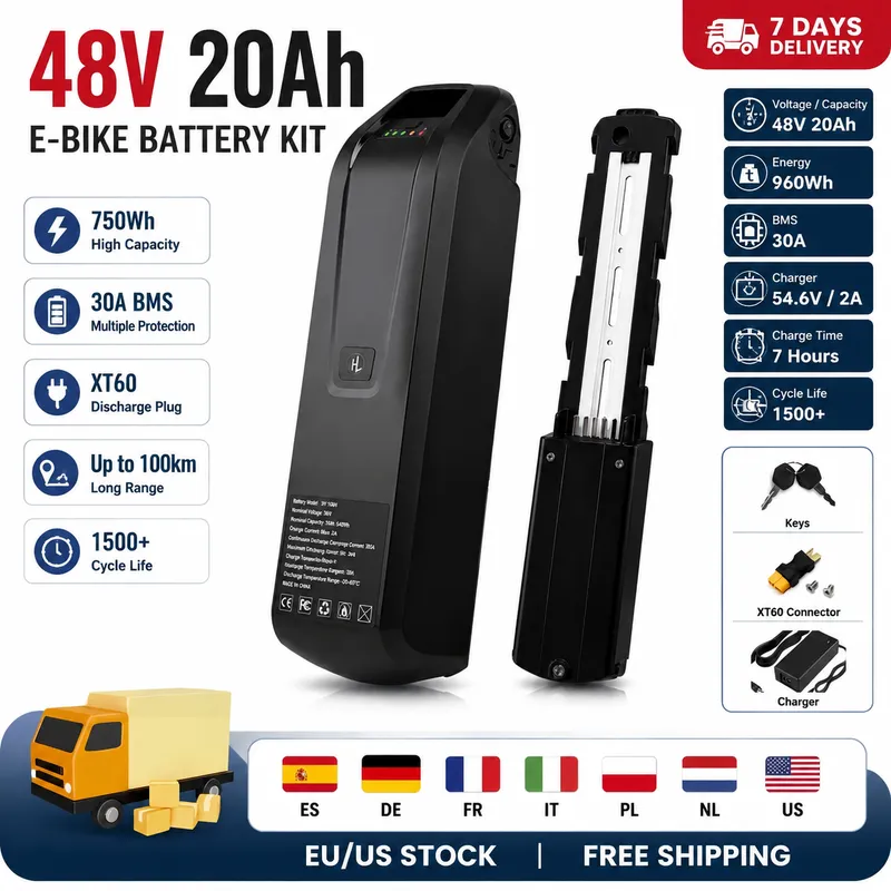 Ebike Battery 48V 20Ah Hailong - Batteria per E-Bike Hailong 36V 48V