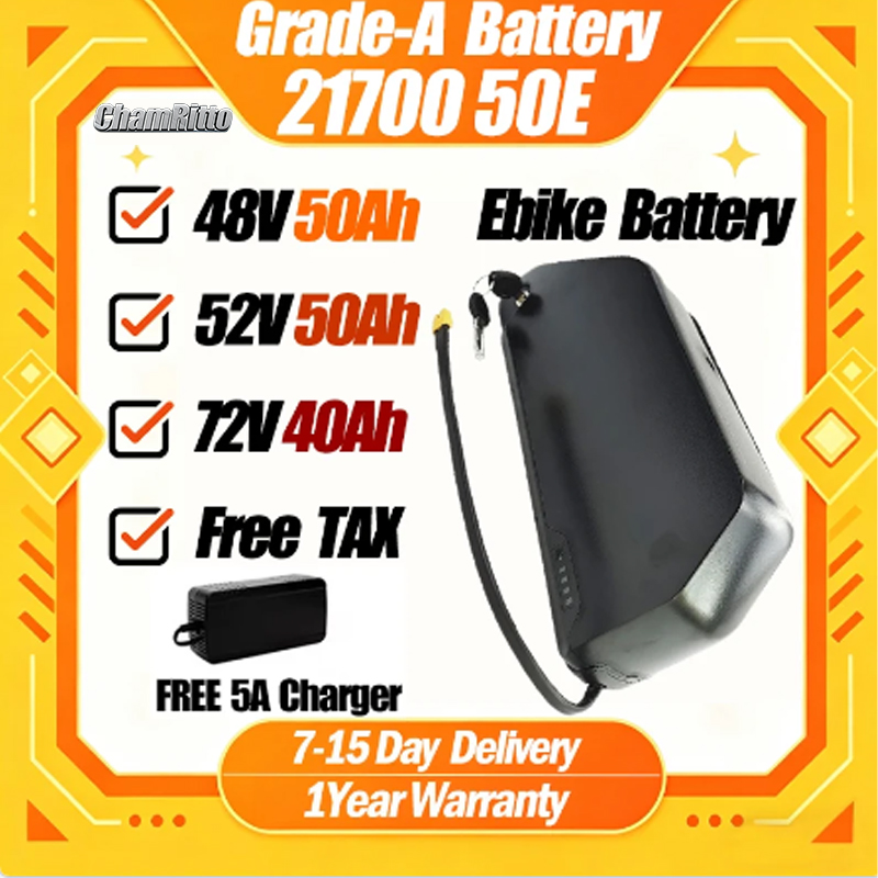 Electric Bicycle Battery 72V 30Ah - Batteria per bicicletta elettrica Polly Downtube
