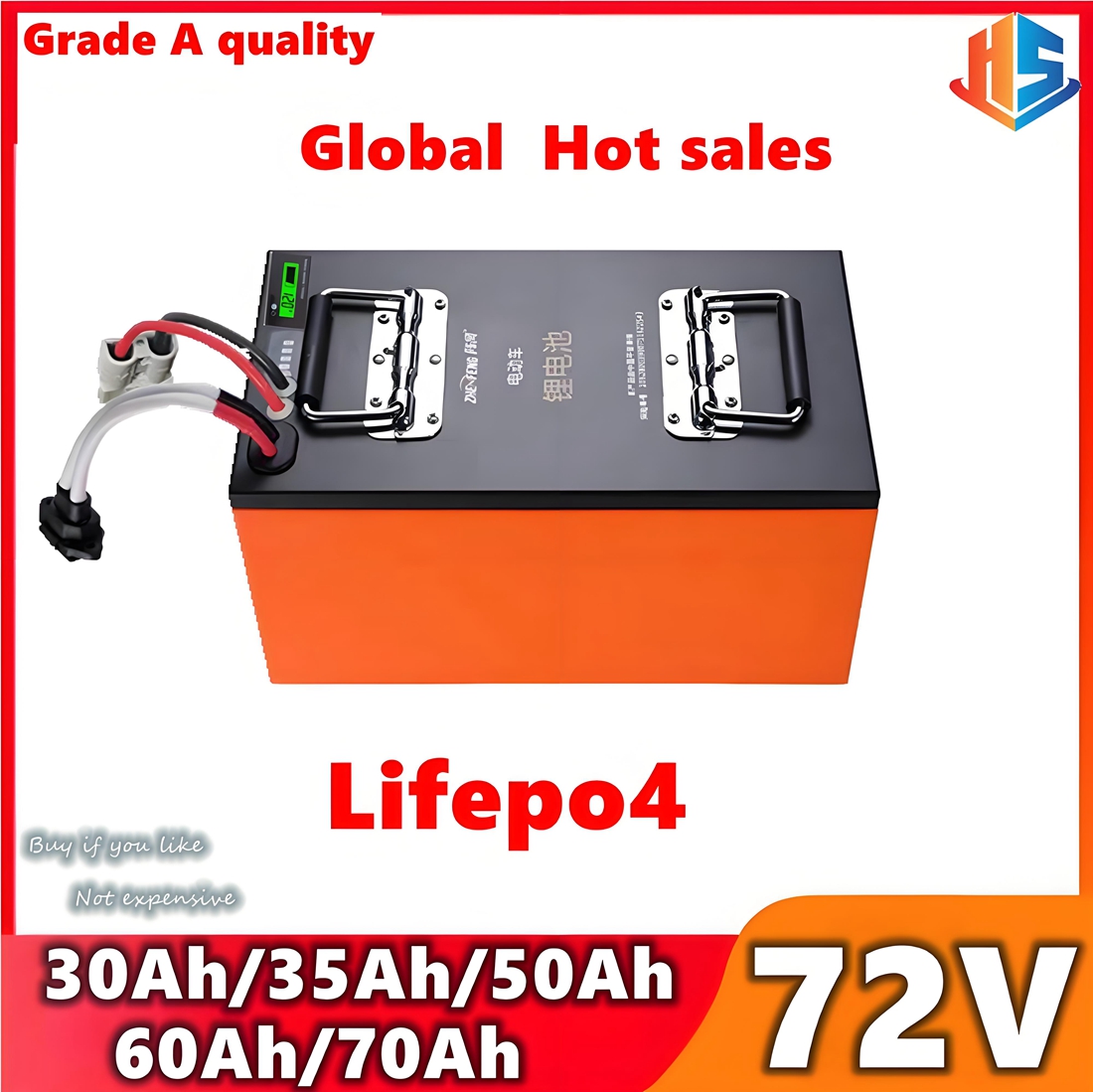 Electric Bicycle Battery 72V 30Ah - Batteria Lifepo4 72V 50Ah 60AH 35AH