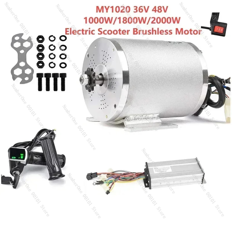 Ebike Conversion Kit 72V 3000W - Set Motore Brushless per Scooter Elettrico
