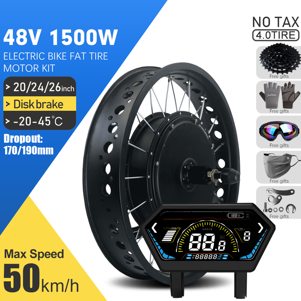 72V 5000W Hub Motor Kit - Kit Bici Elettrica Fat Bike 48V