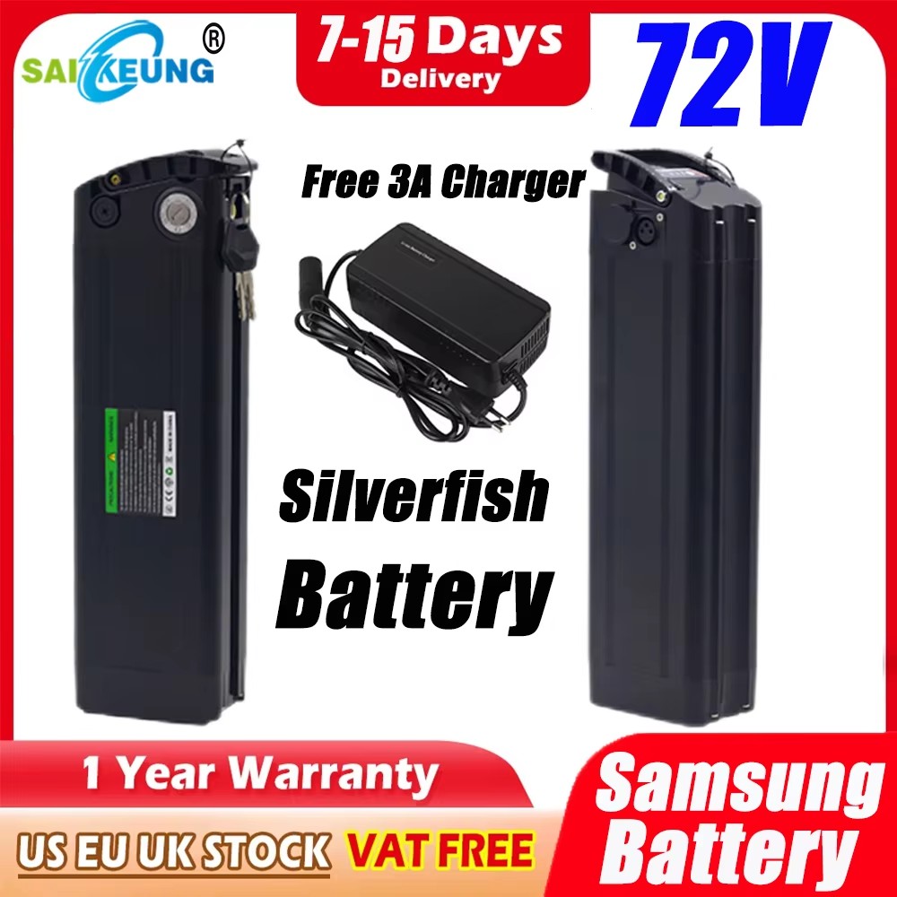 Electric Bicycle Battery 72V 30Ah - Bicicletta Elettrica 72V SilverFish con Batteria