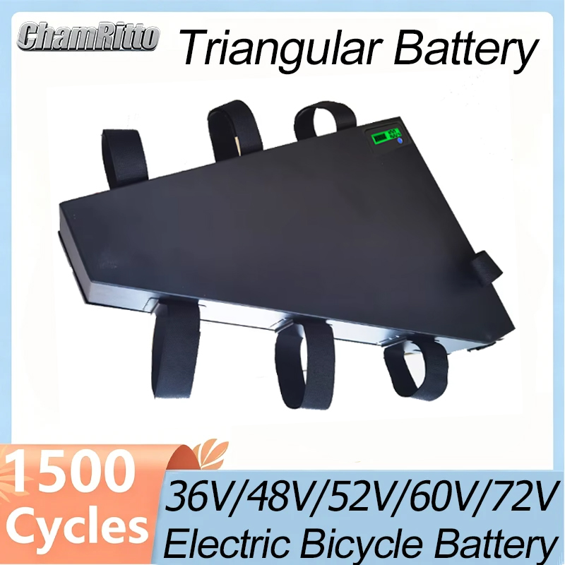 Electric Bicycle Battery 72V 30Ah - Bicicletta Elettrica 60v72v 3000w Batteria Triangolare