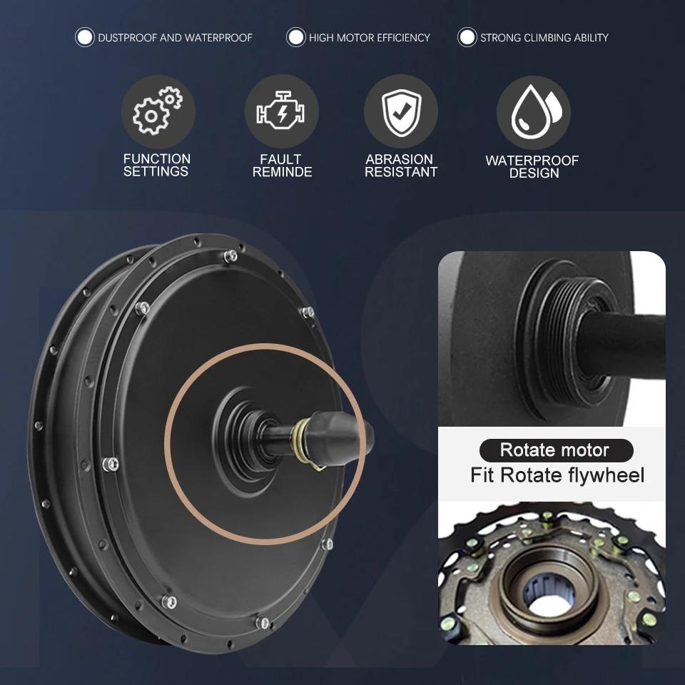 Nuovo Kit di Conversione Ebike - 72V 5000W Hub Motor Kit recensione e prezzo