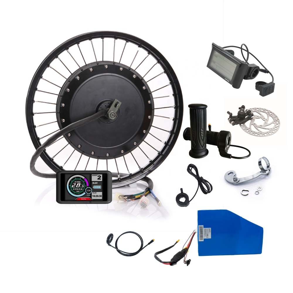 Kit di conversione bici per bi - 72V 5000W Hub Motor Kit recensione e prezzo