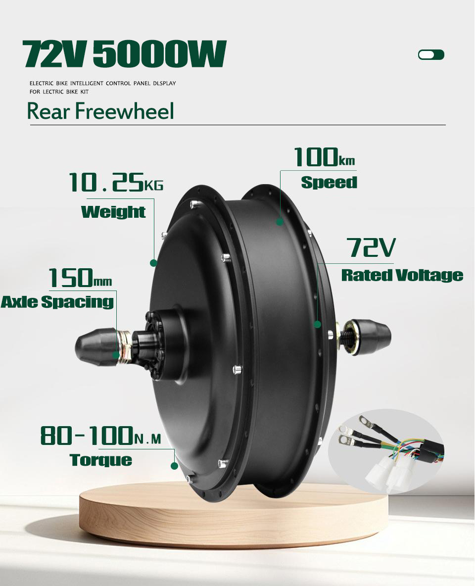 Nuovo Kit di Conversione E-Bik - 72V 5000W Hub Motor Kit recensione e prezzo