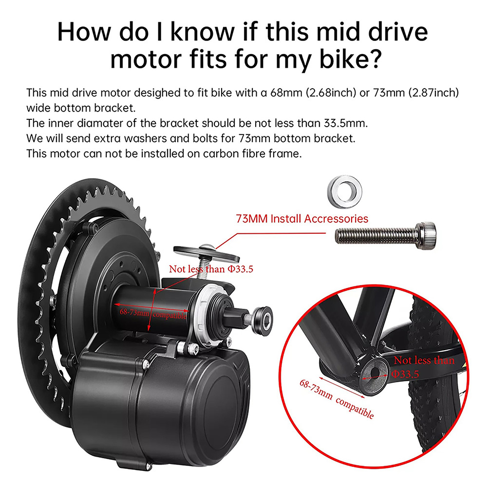 Kit Motore Centrale Ebike Fai- - Tongsheng Tsdz2B Mid Drive Motor recensione e prezzo