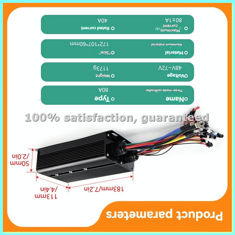 Set Controller per E-Bike a Tr - Sine Wave Controller 48V 72V 80A recensione e prezzo