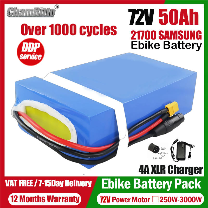 Batteria per Bicicletta Elettr - Electric Bicycle Battery 72V 30Ah recensione e prezzo