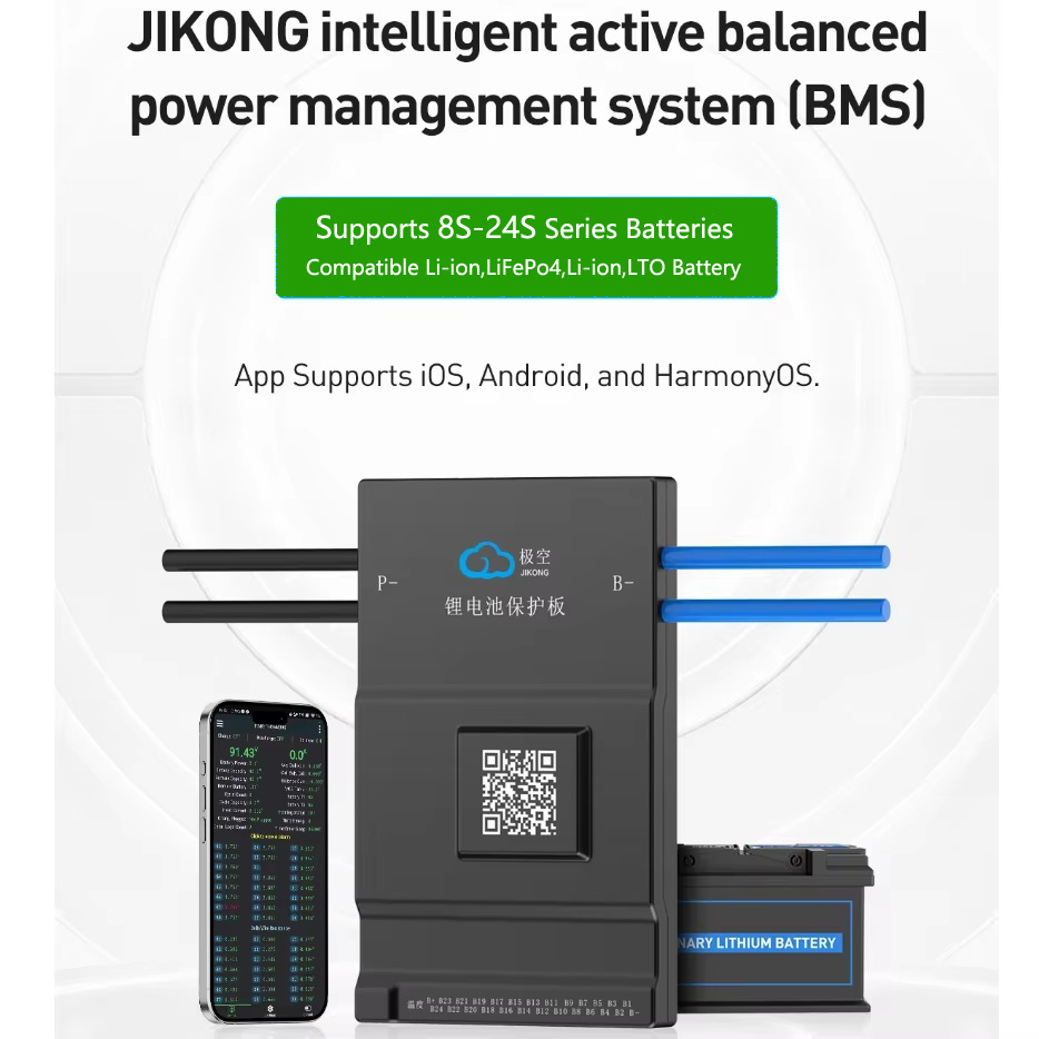 JK BMS Bilanciamento Attivo 15 - Smart Bms 72V 20S 150A Bluetooth recensione e prezzo