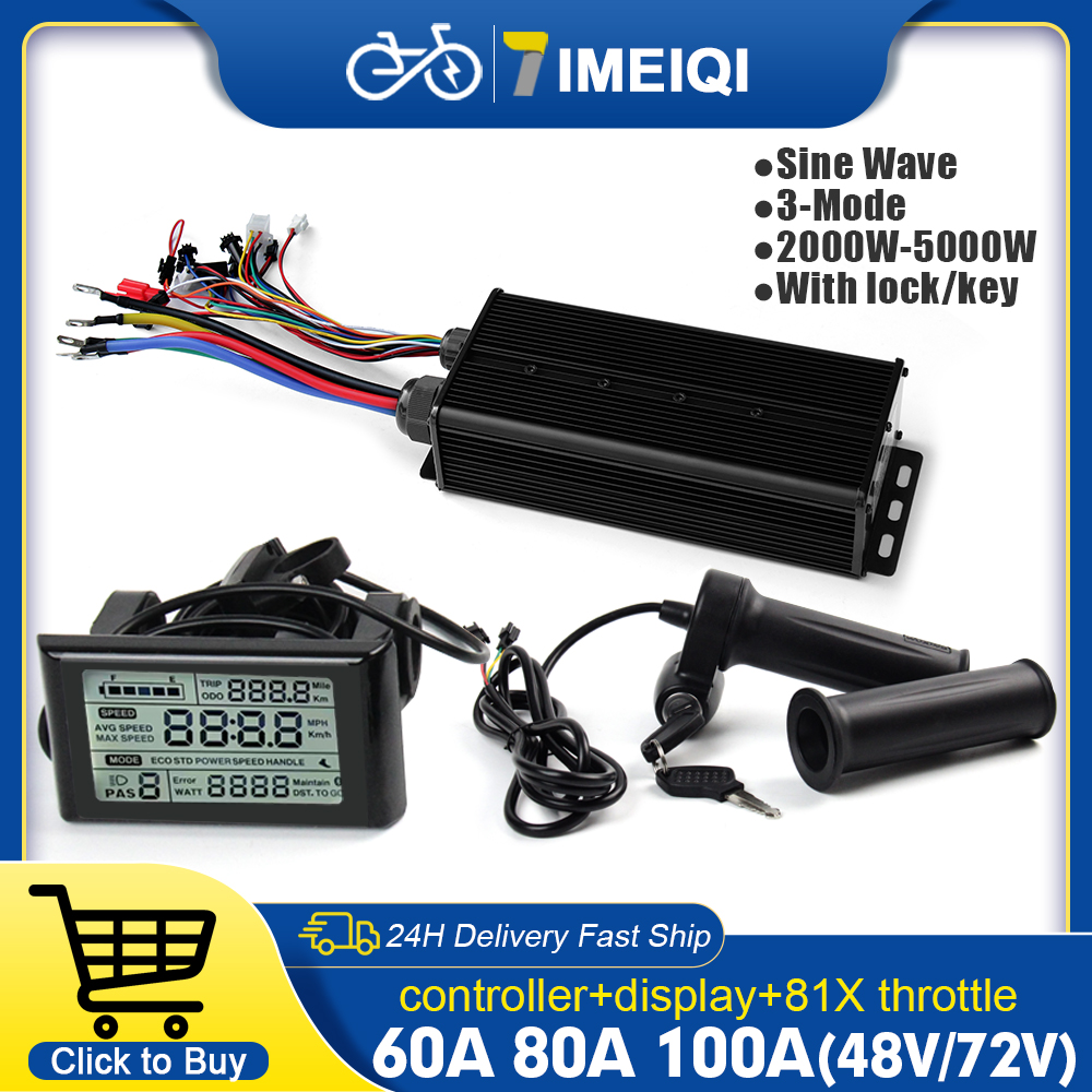 2000W-5000W 48V-72V E-Bike Con - Sine Wave Controller 48V 72V 80A recensione e prezzo