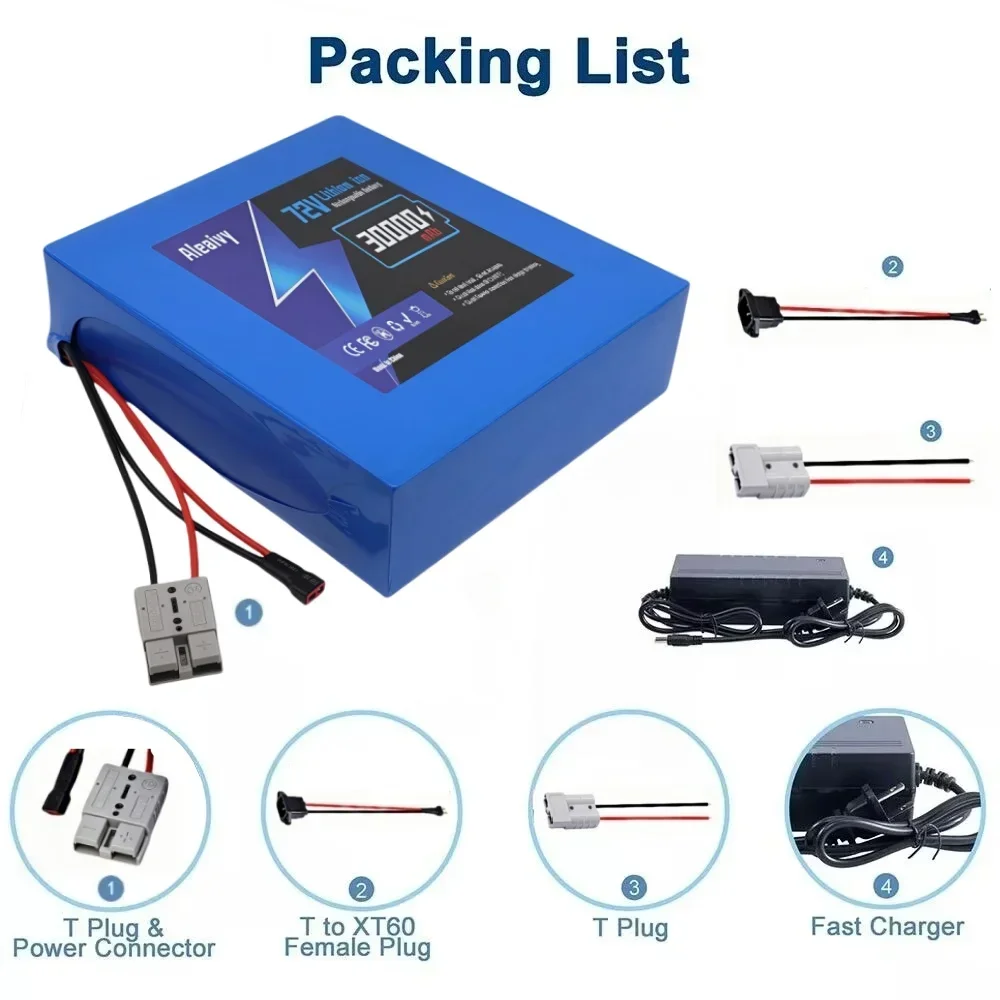 Batteria al Litio 72V 30Ah ad  - Electric Bicycle Battery 72V 30Ah recensione e prezzo