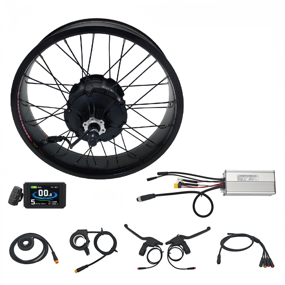 Kit di conversione eBike con m - 72V 5000W Hub Motor Kit recensione e prezzo