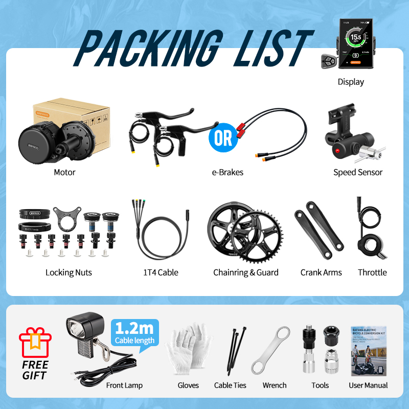 Bafang UART Mid Drive Motor 75 - Bafang Bbs02B 48V 750W Mid Drive Kit recensione e prezzo