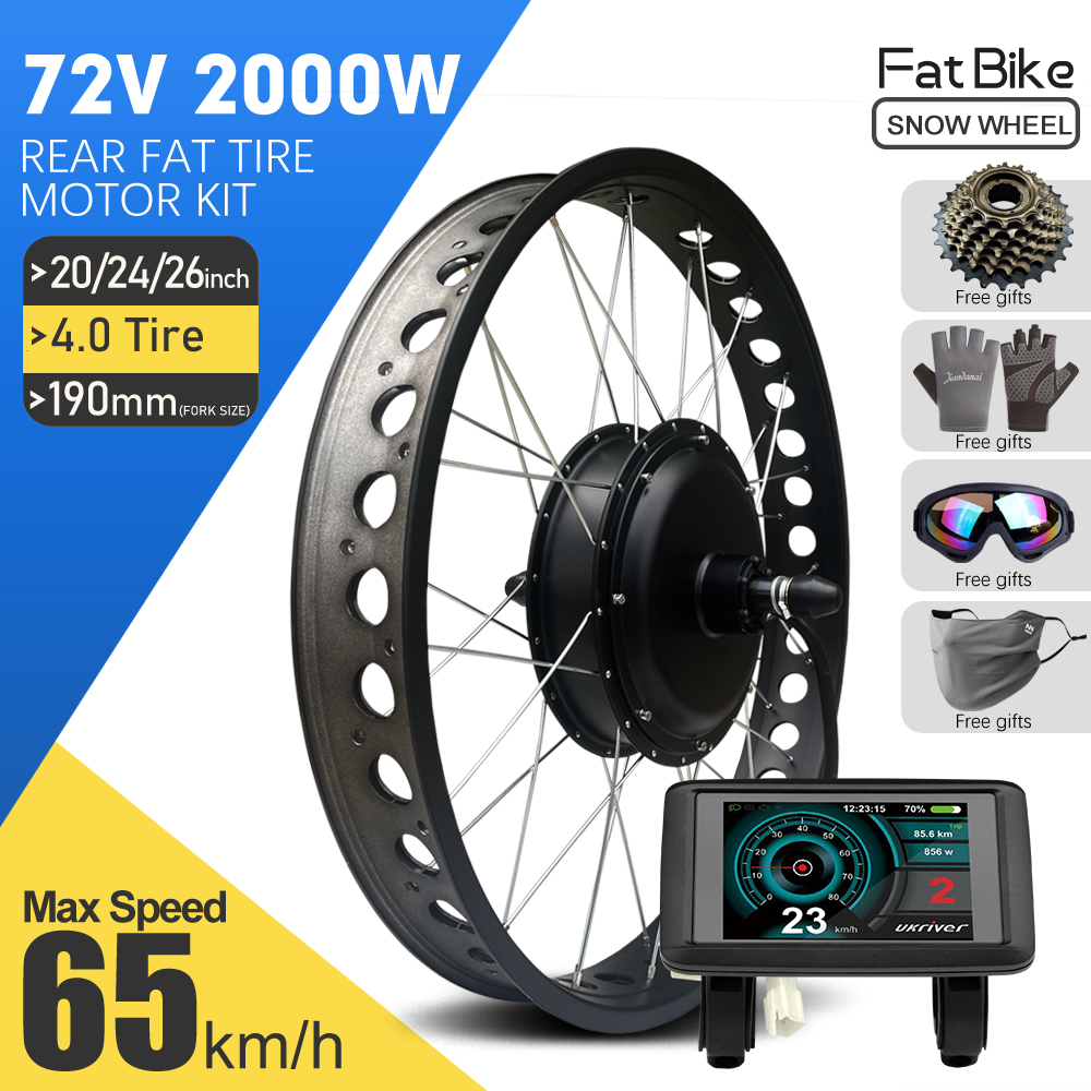 Kit di conversione e-bike 72V  - Fat Tire Ebike Conversion Kit 2000W recensione e prezzo