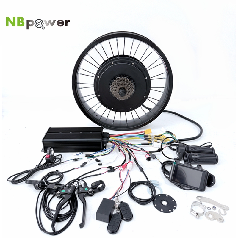 Kit di conversione per bici el - 72V 5000W Hub Motor Kit recensione e prezzo