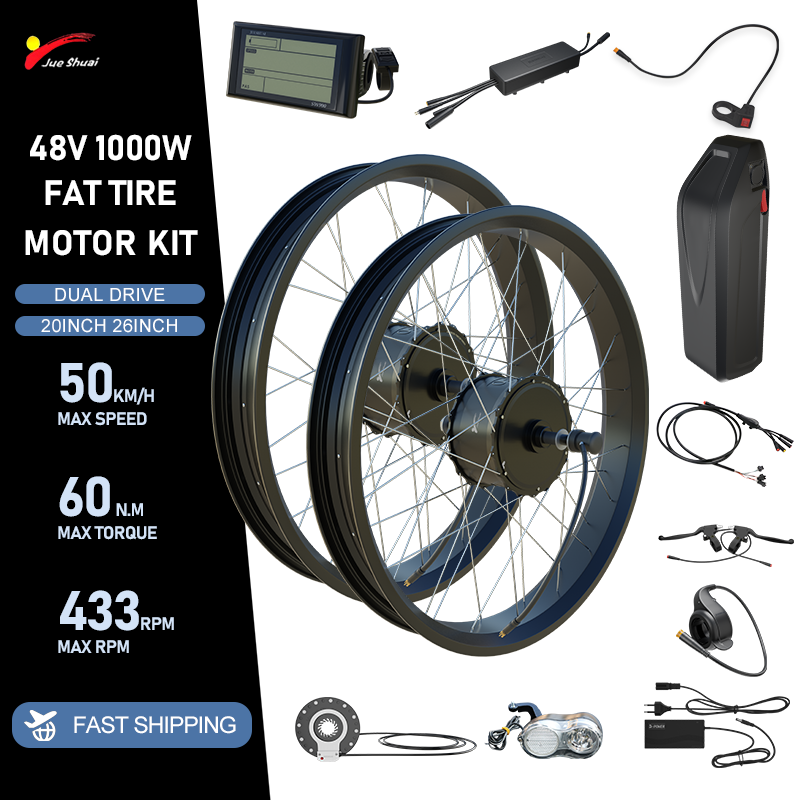 Kit di conversione e-bike 48V  - Fat Tire Ebike Conversion Kit 2000W recensione e prezzo