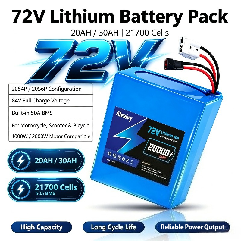 Batteria 72V 20S4P 20AH 20S6P  - Electric Bicycle Battery 72V 30Ah recensione e prezzo