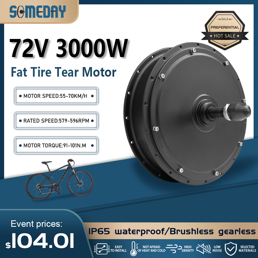 Motore per E-Bike con pneumati - Ebike Conversion Kit 72V 3000W recensione e prezzo