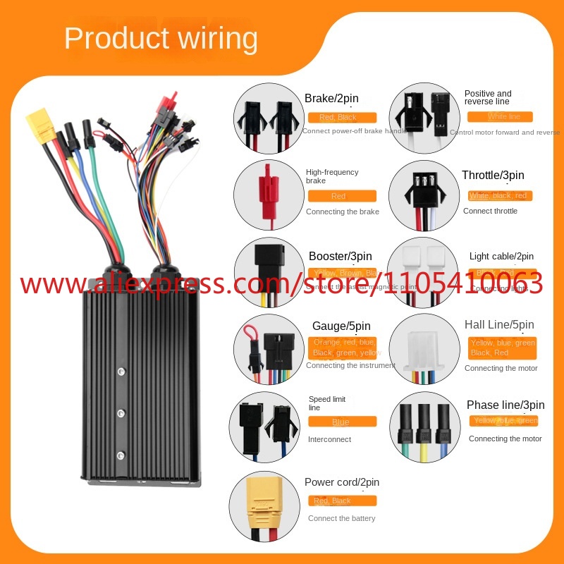 Sistema di controllo per veico - Sine Wave Controller 48V 72V 80A recensione e prezzo