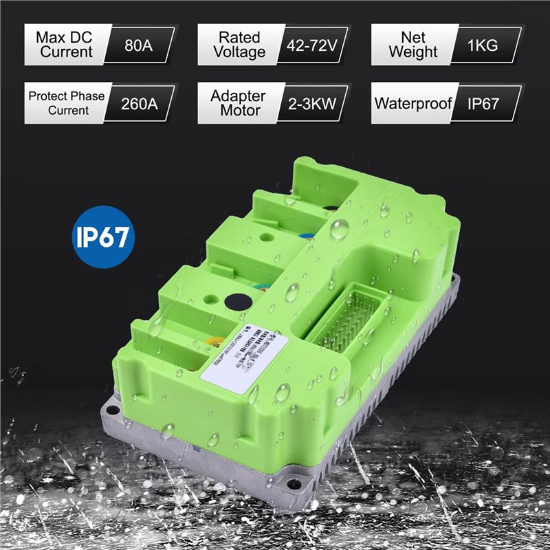 Fardriver 48V-72V 80A 3KW Cont - Sine Wave Controller 48V 72V 80A recensione e prezzo